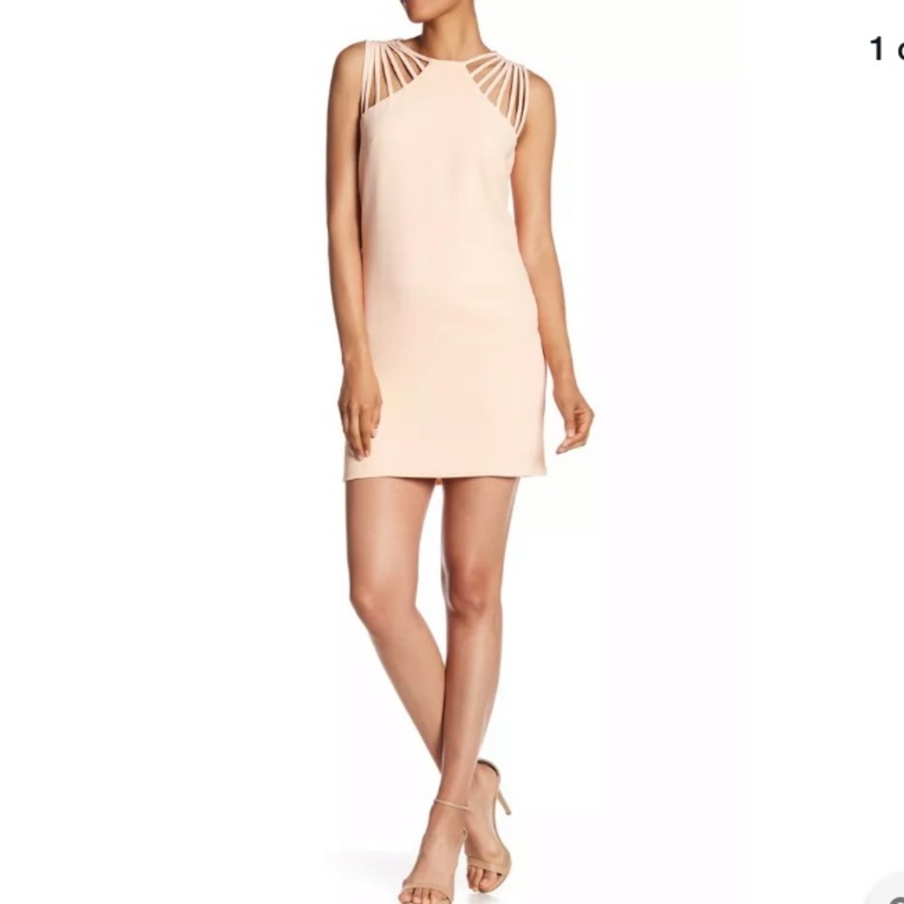 NWT Dress the Population Cora Strappy Dress L